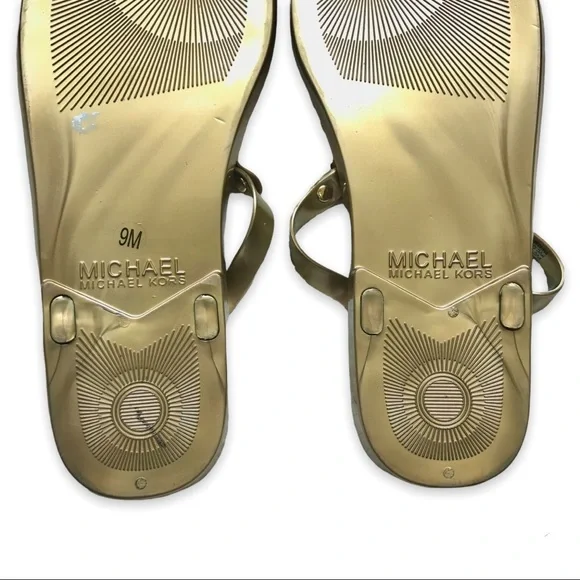 Michael Kors gold sandals - Picture 5 of 6